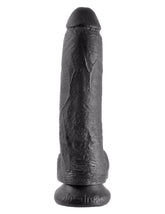 King Cock 9 In Cock W-balls Black