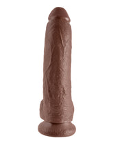 King Cock 9 In Cock W-balls Brown