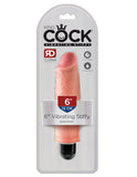 King Cock 6 In Vibrating Stiffy Light