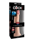 King Cock Plus 9 In Triple Density Cock Light