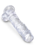 King Cock Clear 8 In Cock W- Balls