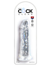 King Cock Clear 8 In Cock W-o Balls
