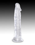 King Cock Clear 8 In Cock W-o Balls