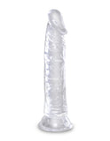 King Cock Clear 8 In Cock W-o Balls