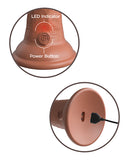 King Cock Elite 8 In Vibrating Dual Density Tan