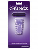Fantasy C Ringz Duo Vibrating Super Sleeve Purple