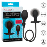 Weighted Silicone Inflatable Plug Large