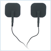 Zeus Electrosex Black Adhesive Silicone Pads Pair