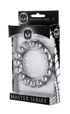 Master Series Stainless Steel Beaded Cockring 2in