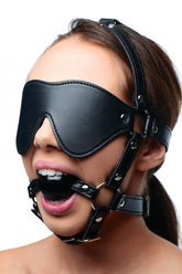 Strict Eye Mask Harness W- Ball Gag