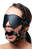 Strict Eye Mask Harness W- Ball Gag