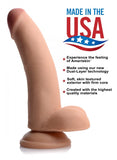 Usa Cocks 8in Ameriskin Dildo Light(out Beg Sep)