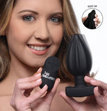 (wd) Ass Thumpers Ribbed Vibra Anal Plug W/ Remote