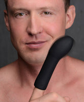 (wd) Trinity 4 Men 10x Vibrati Silicone Finger Sleeve