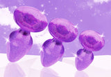 (d) Booty Sparks Glitter Gem A Plug Set Purple