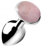 (d) Booty Sparks Gemstones Sm Anal Plug Rose Quartz