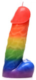 Master Series Pride Pecker Rainbow Drip Candle(out Jun)