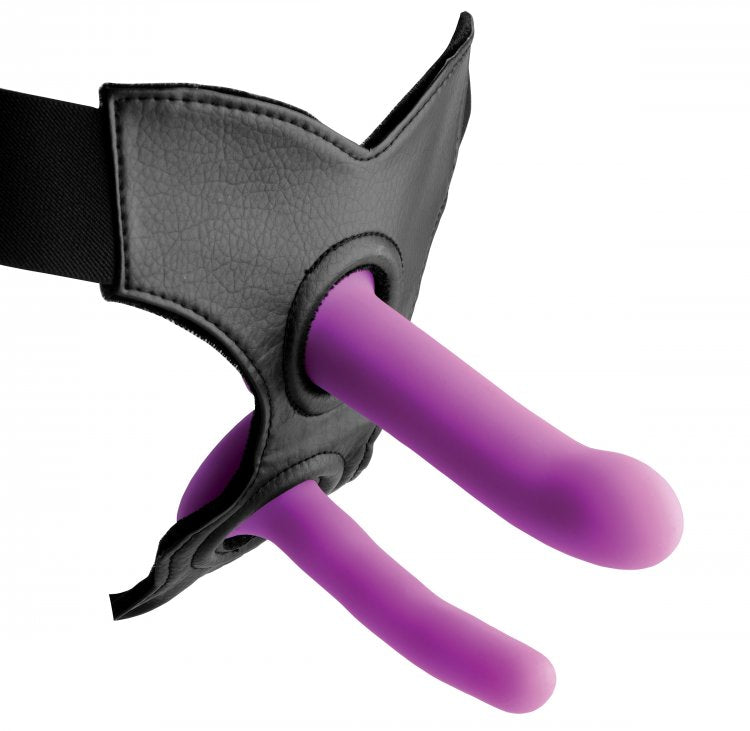 (d) Strap U Silicone G Spot Du Dildo Set