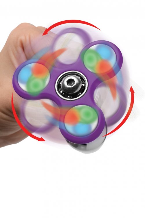 (d) Frisky Ass-spinner Fidget Spinner Anal Plug