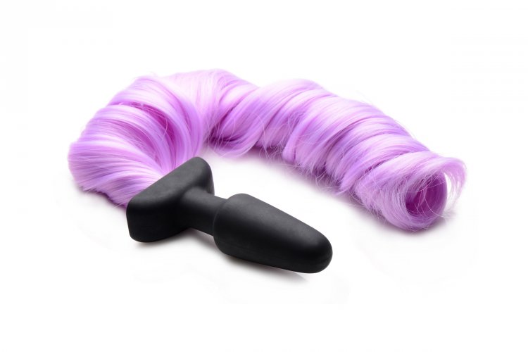 (d) Tailz Purple Pony Tail Ana Plug