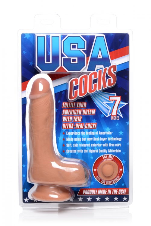 (d) Usa Cocks 7in Ameriskin Di Medium