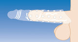 Size Matters 3in Clear Penis Extender Sleeve