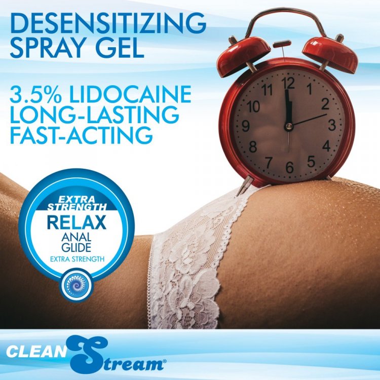 Cleanstream Relax Anal Lube Desensitizing W/ Tip 4oz
