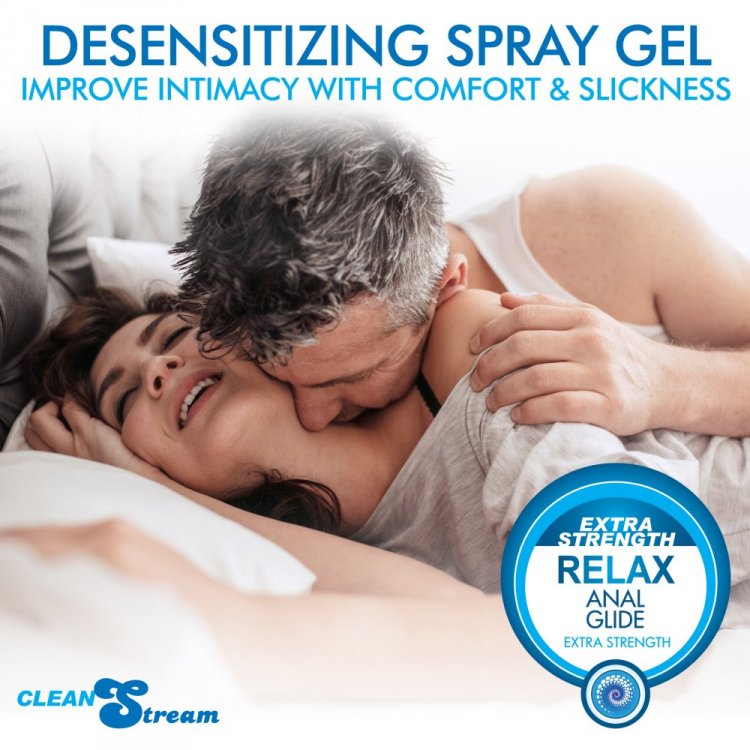 Cleanstream Relax Anal Lube Desensitizing W/ Tip 8oz