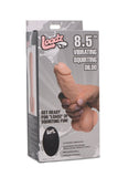 Loadz 8.5in Vibrating Dildo Squirting Light