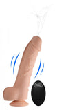 Loadz 8.5in Vibrating Dildo Squirting Light