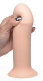 (d) Squeeze-it Squeezable Thic Phallic Dildo- Flesh