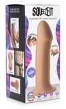 (d) Squeeze-it Squeezable Thic Phallic Dildo- Flesh