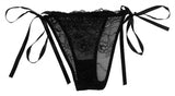 Bang! Power Panty Lace Panties Bullet & Blindfold Kit Pink