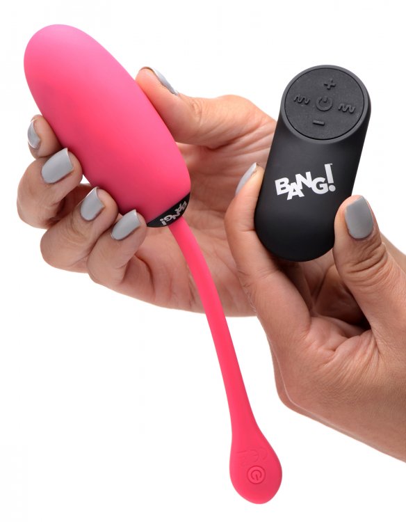 Bang! 28x Plush Egg & Remote Control Pink