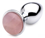 (d) Booty Sparks Gemstones Sm Anal Plug Rose Quartz