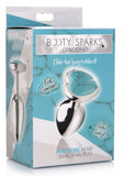 (wd) Booty Sparks Gemstones Heart Anal Plug Turquoise