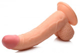 Pop 7.5in Dildo W/ Balls Light