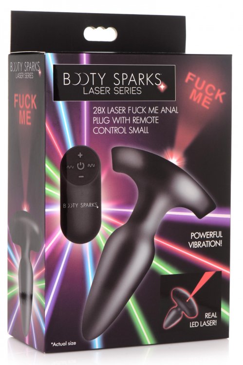 Booty Sparks Laser Fuck Me Small Anal Plug W/ Remote