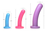 Strap U Triple Peg 28x Dildo Set Silicone W/ Remote