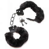 Master Series Cuffed In Fur Handcuffs Black