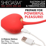 Shegasm 10x Love On Me Suction Clit Stim & Egg