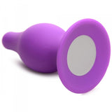 Squeeze-it Tapered Anal Plug Purple Medium