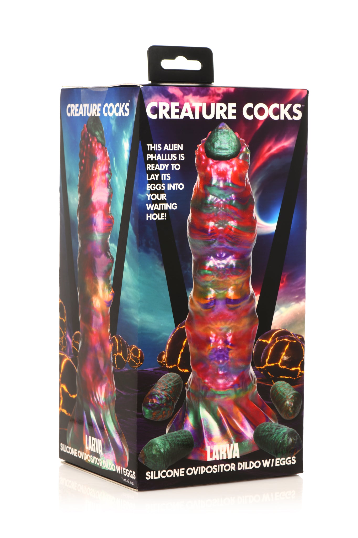 Creature Cocks Larva Silicone Ovipositor Dildo W/ Eggs (out Mid Sep)