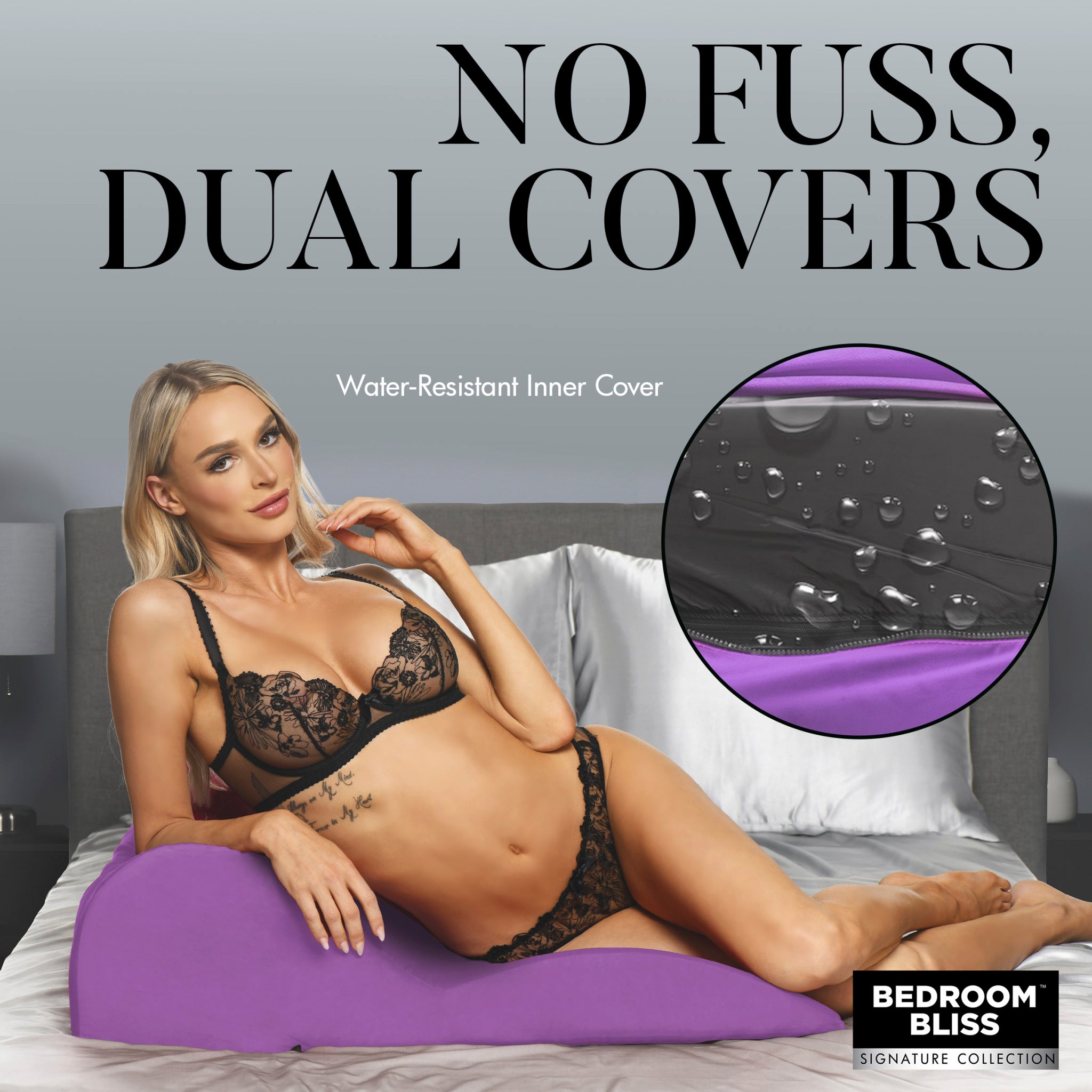 Bedroom Bliss Contoured Love Cushion