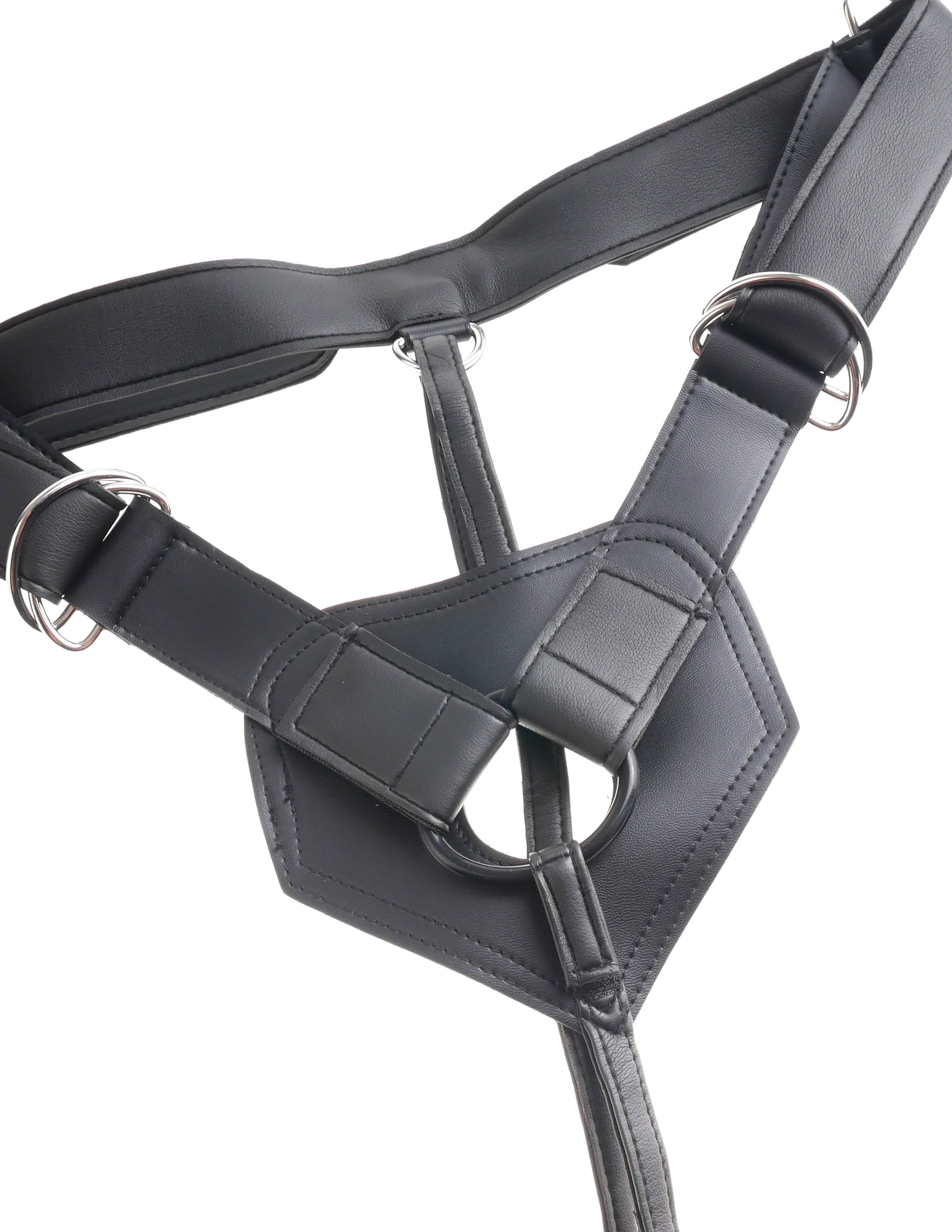 King Cock Strap On Harness W- 9 In Cock Black