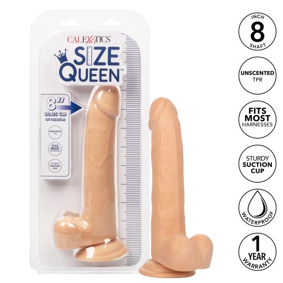 Size Queen 8in Ivory
