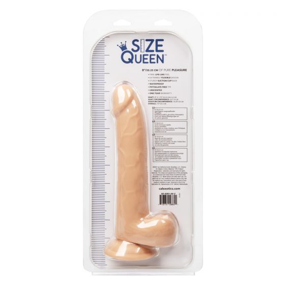 Size Queen 8in Ivory