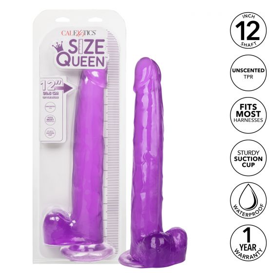 Size Queen 12in Purple