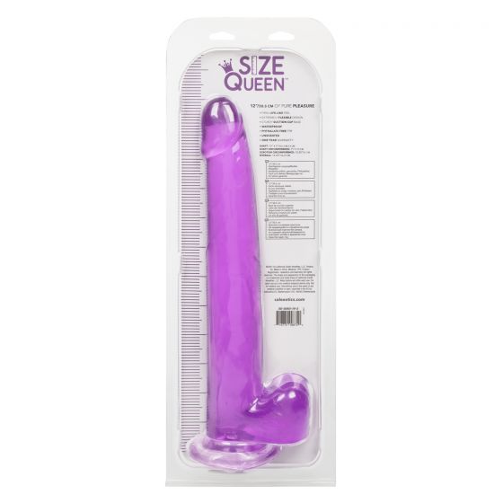 Size Queen 12in Purple