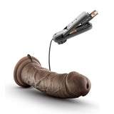 Dr Skin Dr Joe 8in Vibrating Cock W- Suction Cup Chocolate